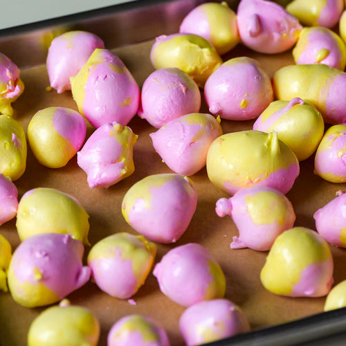 Freeze Dried Banana Strawberry Taffy