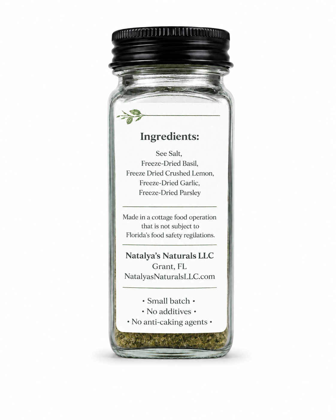 Lemon Basil Salt