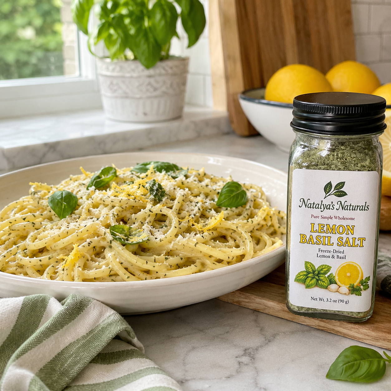 Lemon Basil Salt