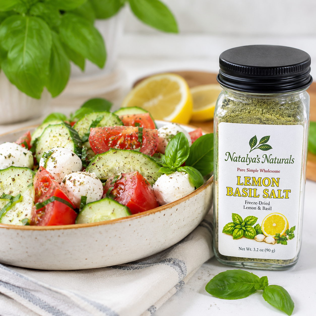 Lemon Basil Salt