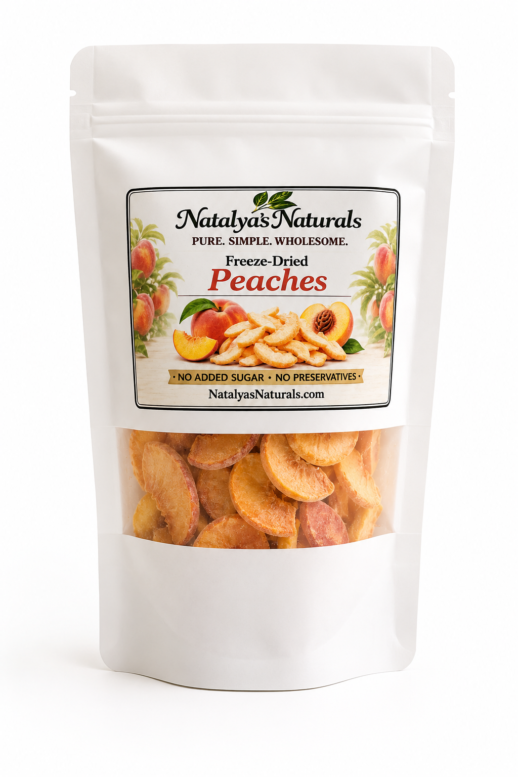 Freeze-Dried Peaches