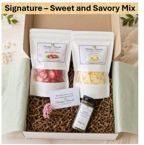 Gift Boxes Just In Time for Mother's Day: Freeze-Dried Fruit & Salt Collection